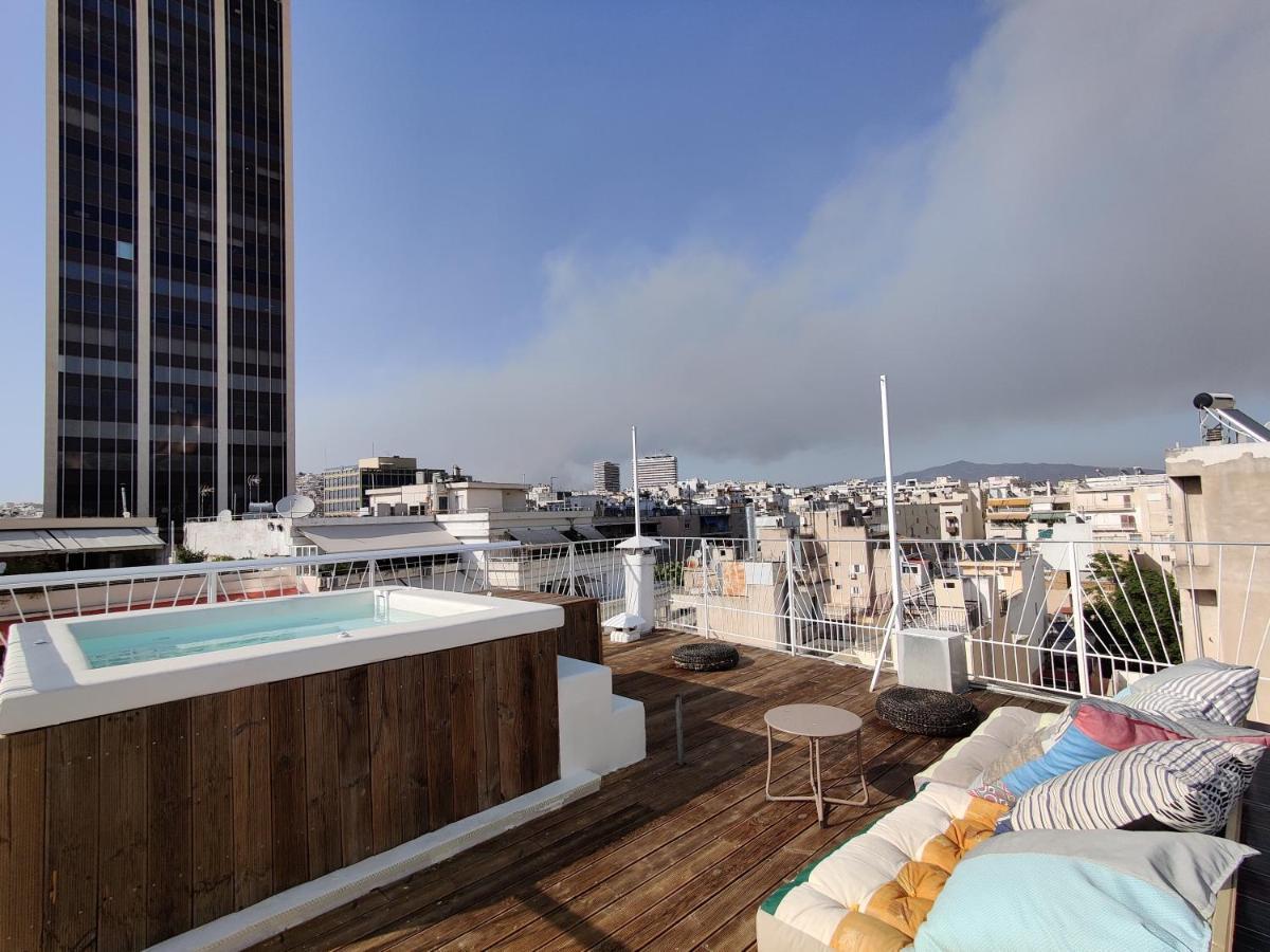 Unique Solar Penthouse With Jacuzzi And Sauna In Central Athens Exterior photo